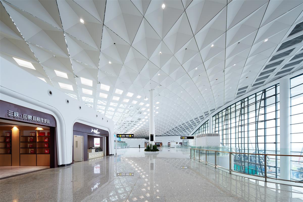 三峡机场室内灯光设计获"祝融奖"_经济_新闻中心_长江网_cjn.cn